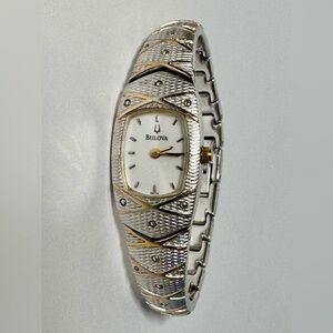 Vintage Ladies Bulova Two-Tone Bracelet Watch